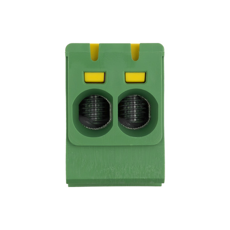 Universalklemme UK 35/2 PE gelb-grün Leitungsklemme Anschlußklemme 4 Klemmstellen 2,5–35mm2 Pollmann 209 2090223