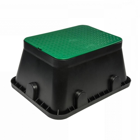 Ventilbox Ventilkasten mit Deckel Bewässerung Jumbo rechteckig 64x50cm DSSZ-P6450G