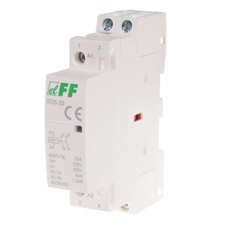 Modular Leistungsschütz Schütz 25A 230V AC F&F ST25-20