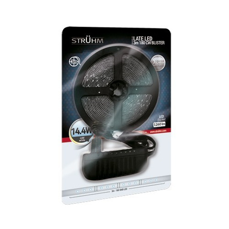 Dekorative Band Streifen LATE LED 3M 180 CW BLISTER 6500K Strühm 03033