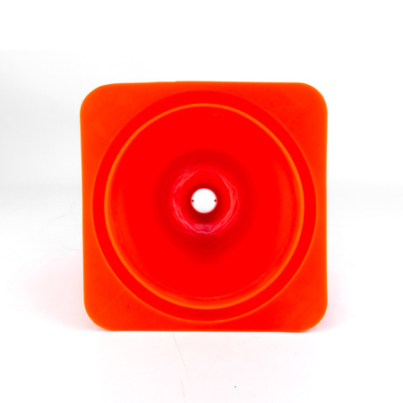 Verkehrsleitkegel 30cm Warnkegel U-23 weiches Verkehrshütchen reflektierender Verkehrskegel Pylone PVC Leitkegel Warnleitkegel Doktorvolt DV-5718