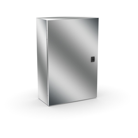 Doktorvolt Verteilerkasten Aufputz Sicherungskasten aus Edelstahl StBox- 6.4.2 StBox 6.4.2