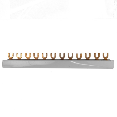 Phasenschiene 4P Gabel 12-polig 16mm2 PS/G Schiene Sammelschiene 125A DV-2831-PSG