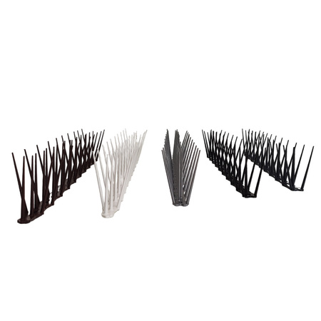 Vogelschreck Kunststoff Spikes Vogelabwehr dunkelgrau Taubenabwehr Balkon DV-318_CS