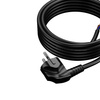 Anschlusskabel 5m mit Winkelstecker Uni-Schuko 250V 16A 3x1,5 mm² OMY PP-50 Schwarz W-97186