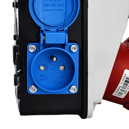 Wandverteiler XS 32A 2x230V IP44 Stromverteiler Komplett Verdrahtet Doktorvolt DV-5091-F