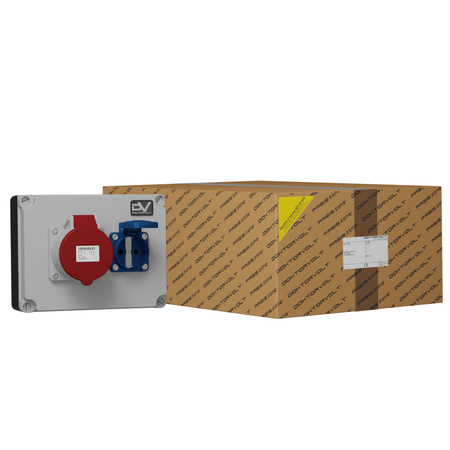 Wanddose WDD 1x32A 1x230V Stromverteiler Doktorvolt® DV-6343-D