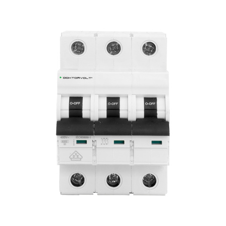 Leitungsschutzschalter MCB 6kA 3P 32A VDE C32A LS-Schalter Doktorvolt DV-2953