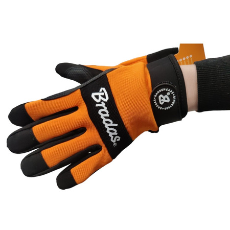 Bradas Arbeitshandschuhe Schutzhandschuhe für Arbeiter Mechaniker TECH BLACK Größe 8 RWTBC8