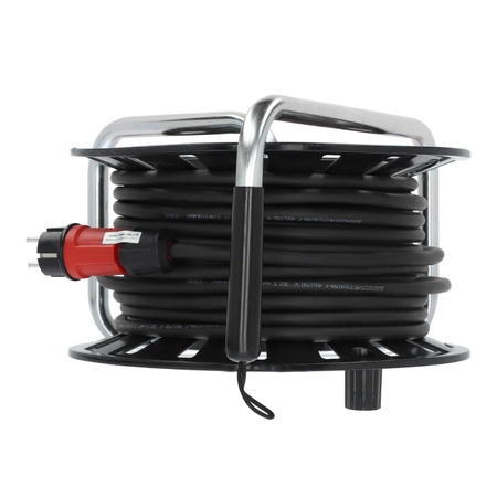 Kabeltrommel Verlängerungskabel 4x230V/16A 25m 3x2,5mm2 DV-9994-F-B230