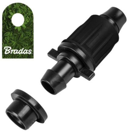 Garten Bewässerung Tropfschlauch Verbinder für 16mm PE Rohr mit Dichtung Bradas 0186