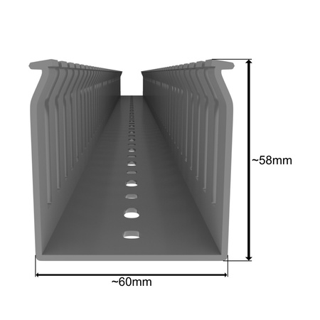 Verdrahtungskanal Kabelkanal mit Deckel Länge 1m Installationskanal verschiedene Größen Wahl 0630 0562 0234 0678 0708 E184