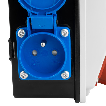 Wandverteiler XS-S 32A 2x230V IP44 Stromverteiler Komplett Verdrahtet Doktorvolt DV-5077-F