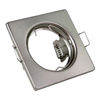 GTV Einbaurahmen Einbauringe Decken-Spots Rahmen Quadrat inox PARMA OP-PAST2-02