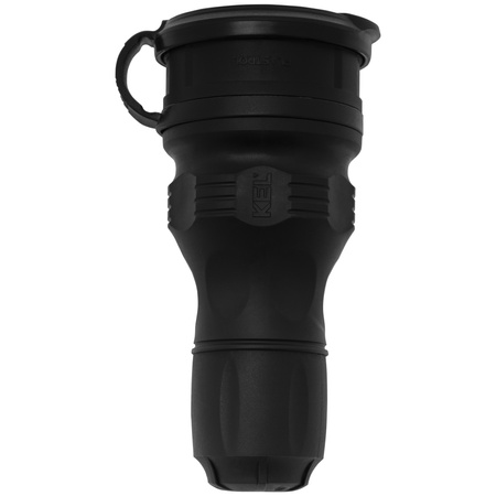 Tragbare zerlegbar Steckdose 230V Schuko IP44 mit Klappe Schwarz W-01150