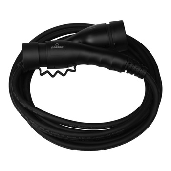 Ladekabel Typ 2 EU 230V 32A 7.2kW 5 Meter 1 Phasig IP55 AC DGN Ersatzteil Wallbox Elektroauto MEAC-S-032A-V1P1