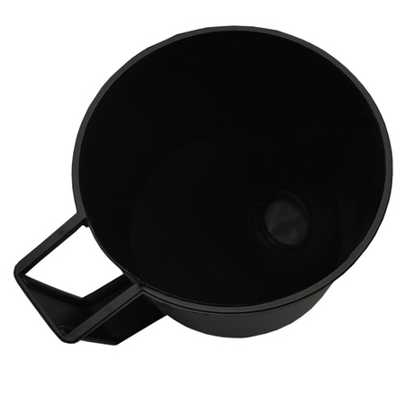 Trichter mit Sieb Bradas Antistatischer Einfülltrichter Fülltrichter Flaschaentrichter schwarz ES10BK