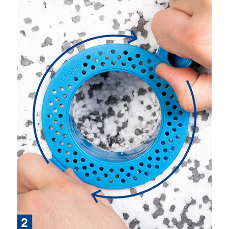 F-tronic TF-1 Installationshülse für gedämmte Fassaden Thermofix für Installation von Ø68mm Unterputzdosen in WDVS Dämmstoffe EPS blau 5 Stück 781 TF1