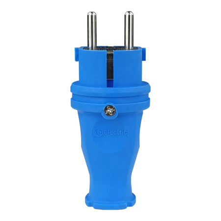 Gummistecker 16A 230V Stecker blau 3101-301-0900