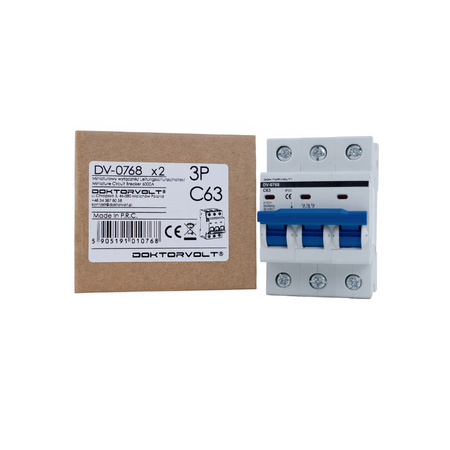 Überstromschalter 3P C63 Doktorvolt DV-0768