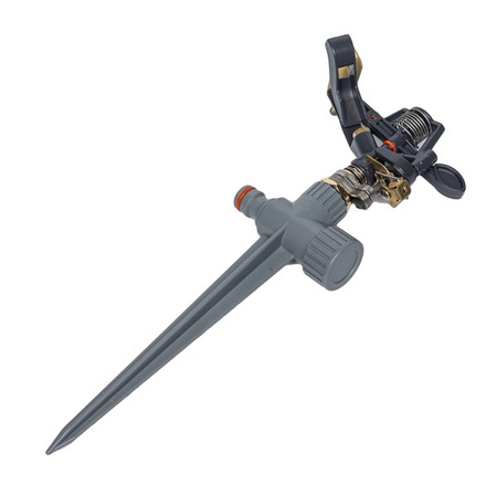 Metal Rasensprenger Kreisregner mit Erdspieß Bradas WL-230BK