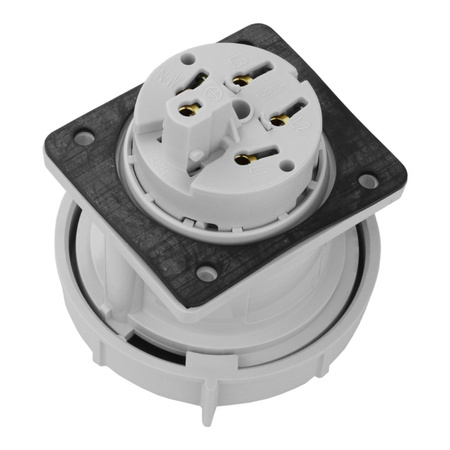 Mennekes CEE Einbausteckdose 32A 5p 400V IP67 gerade Typ Anbausteckdose 240A