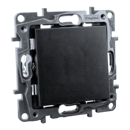 Kreuzschalter 10 AX Schalter schwarz Niloe Step 863507