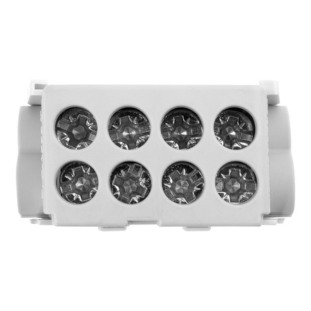 Hauptleitungsklemme Abzweigklemme HLAK 25-1/2/25 M2 grau Klemmblock Verteilerklemme 1P 1,5-25 mm2 Pollmann 2080188