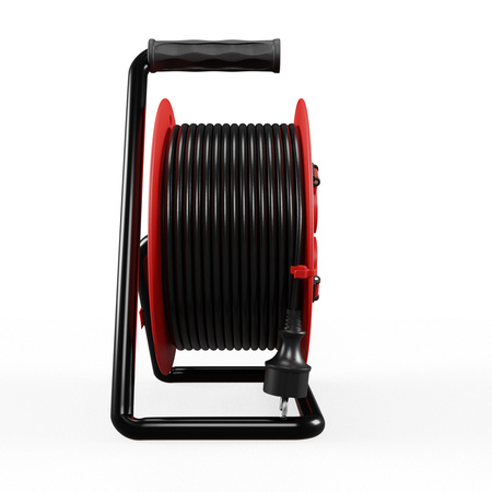 Kabeltrommel 40m 4× 230 V Schuko 3×1,5 H05RR-F Professional Line W-97905
