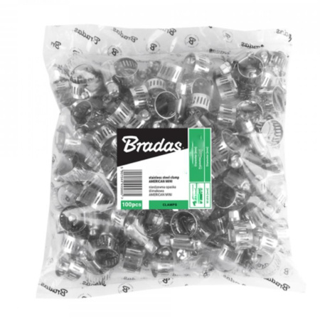 Schlauchschellen rostfrei AMERICAN Bandbreite 8-16 mm 1 St. AMTW2 8-16/8L