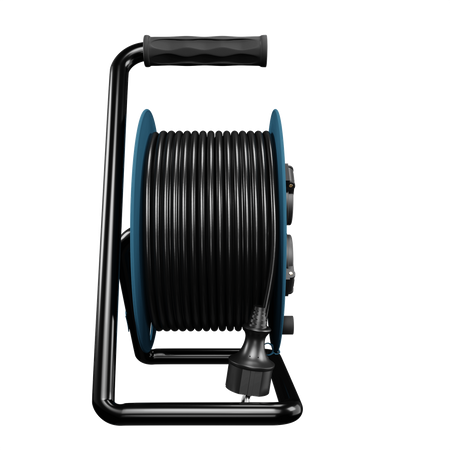 Kabeltrommel HAND PRO 20m 4x Steckdosen 230V IP44 H05RN-F 3x2,5 mm² W-96316