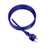 Anschlusskabel 3m IP44 mit geradem Stecker 250V 16A 3x2,5 mm² H07BQ-F PP-40H Blau W-98454