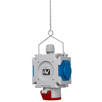 Energiewürfel Stromverteiler mDV 1x16A/5P 2x230V Doktorvolt 2695