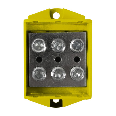 Hauptleitungsklemme 6x1,5-50mm2 gelb-grün 1P OTL 50-3 Morek MAA3050Y10