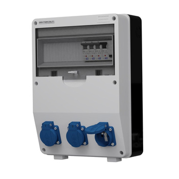 Stromverteiler TD-S/FI 3x230V franz System FI 40A 2P Doktorvolt® DV-9931-F