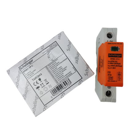 Überspannungsschutz 1P 20kA(8/20) klasse T2 (C) Schelinger A51-SPD01-1P-C