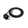Anschlusskabel 1,5m mit Winkelstecker Uni-Schuko 250V 16A 3x0,75 mm² OMY PP-50 Schwarz W-97154