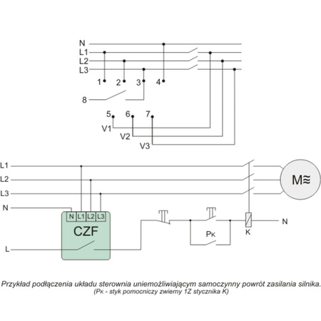 Spannungsüberwachung Relais m.feste Spannungsasymetrieschwelle CZF2-BR