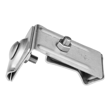 Dachleitungshalter Edelstahl für Stehfalzdach Blitzschutz 96.2 NI