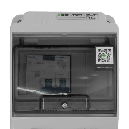 Baustromverteiler Wandverteiler Stromverteiler XS-S/FI 2x230V Siemens Schutz Komplett DV-5527-D