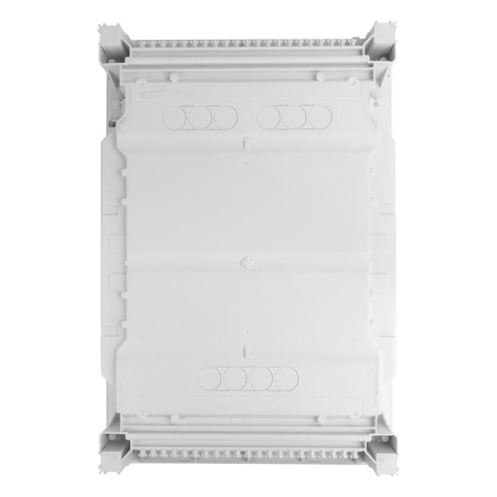 Sicherungskasten Unterputz Verteilerkasten 2-reihig 24 Module 10xMCB 1xRCCB VDE Unterverteilung verdrahtet Verteilerschrank mit Sicherungen 505,50x348x98mm Hager Hohlwand Verteiler Abzweigklemmen L1, L2, L3, N, PE Doktorvolt  DV-6227-PT