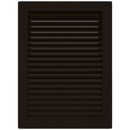 Lüftungsgitter Insektenschutz 21cm x 14cm braun AirRoxy 02-341