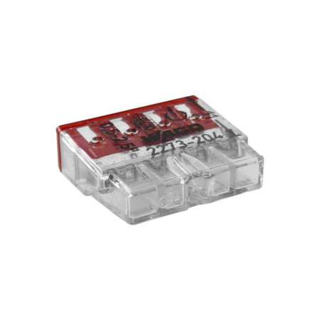 Dosenklemme 4x0,5-2,5mm2 Verbindungsklemme 4-polig WAGO 1 Stück 100 Stück 1-2273-204