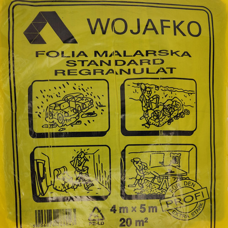 Lackier-Schutzfolie 4x5m regranulat Wojafko verschiedene Stärken DV-100