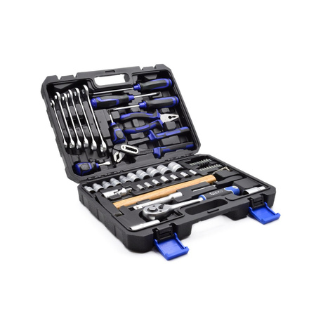 Werkzeugkoffer gefüllt 66-teilig tägliche Handwerkzeuge für Haushalt, Garage G10105