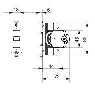GEWISS Leitungsschutzschalter C16A 1P 10kA VDE PR61 Sicherungsautomat GW92607
