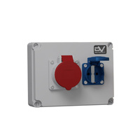 Wanddose WDD 1x16A 1x230V Stromverteiler Doktorvolt® DV-6688-D