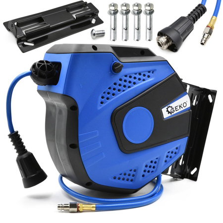 Druckluftschlauch Aufroller Schlauchtrommel Automatik 14m 6,5x10mm G03191