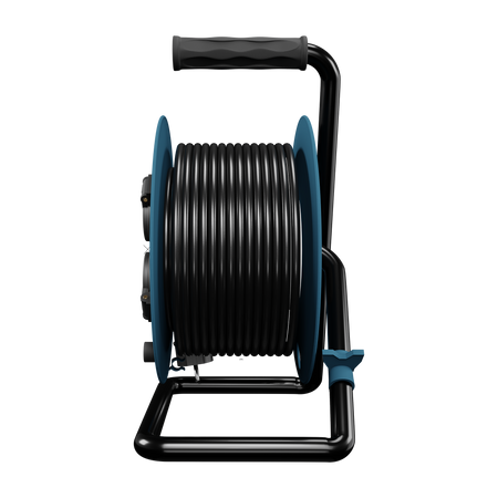 Kabeltrommel HAND PRO 20 m 4x Steckdosen 230V IP44 H05RN-F 3x1,5 mm² W-96304