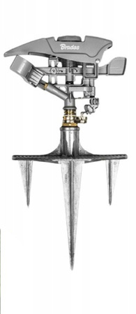 Kreisregner 598m² mit Metallerdspieß Impulsregner Sprenger Regner TRITON XL WHITE LINE Bradas WL-Z33